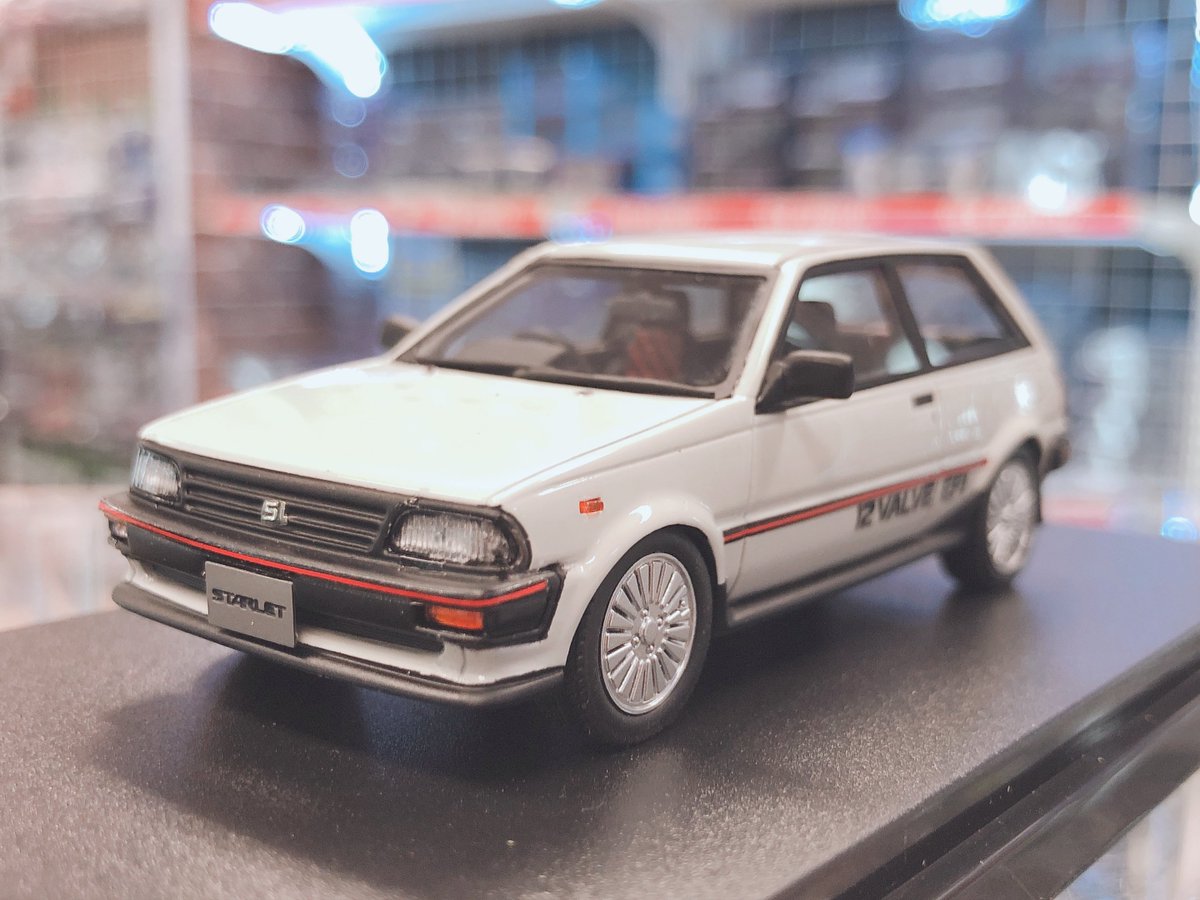 続いてハイストーリーの新商品、 トヨタ スターレット Si-Limited 1/43