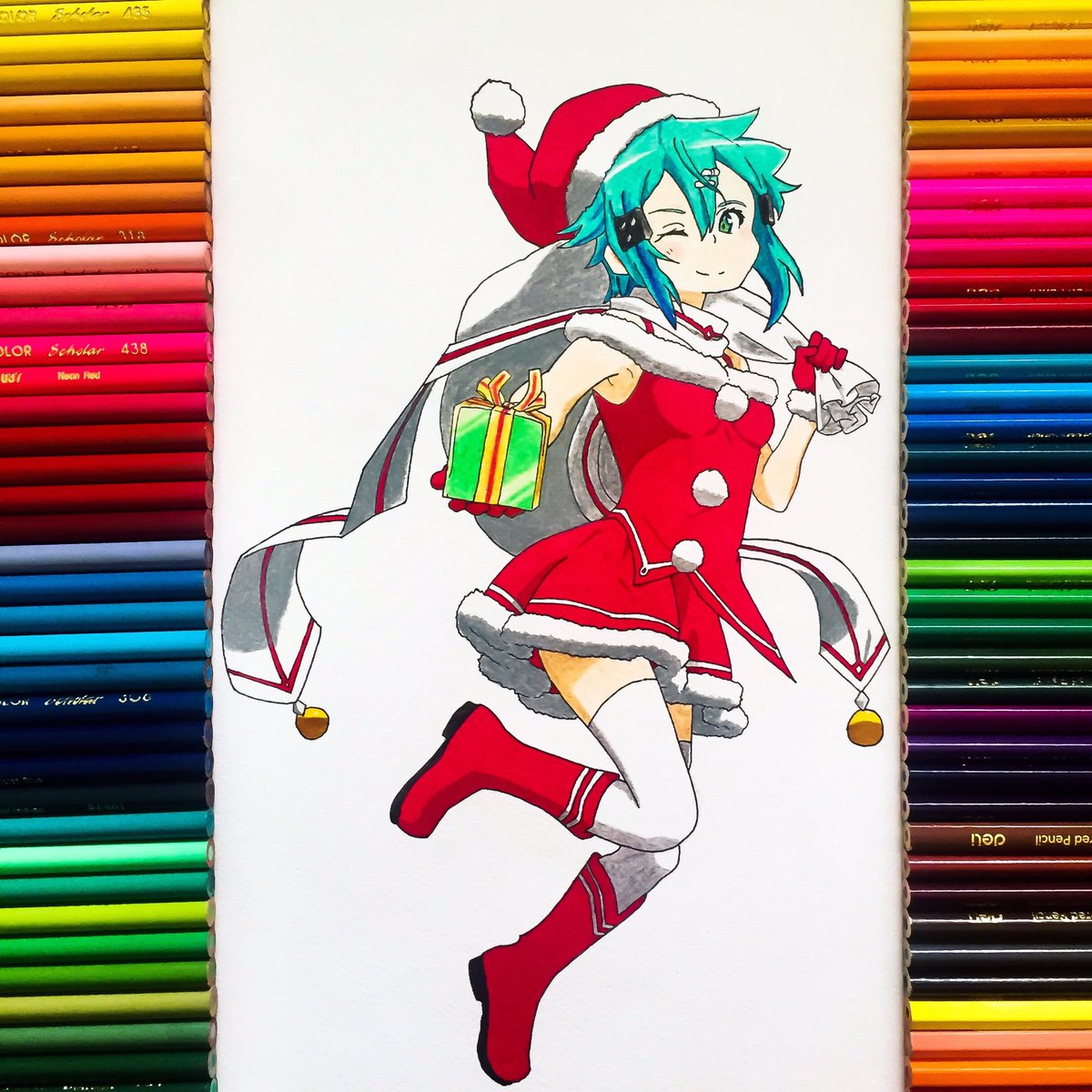 Christmas Sinon all done! 
Check my Instagram “alif_media.art” for more!
#SwordArtOnline #sinon #anime