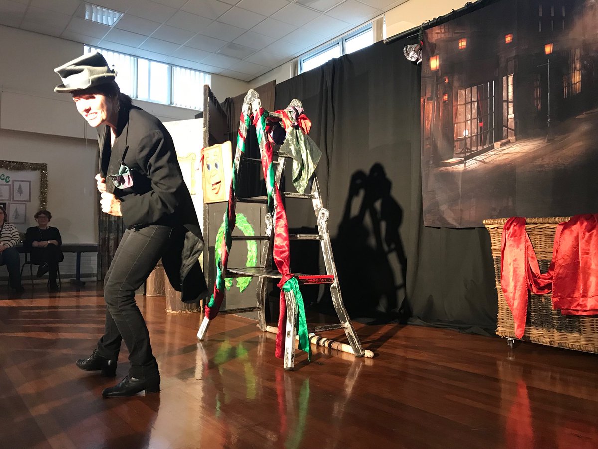 Year6New's tweet photo. School are all enjoying an end of term production of ‘Oliver Twist’ performed by Artefact Theatre Company. https://t.co/h3AOW6KClG