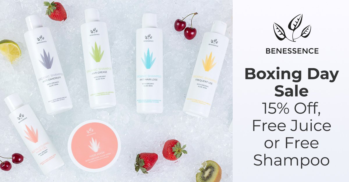 BenessenceUK's tweet photo. Our Boxing Day Sale continues!

Buy any 2 cosmetics and receive a free juice.

Use code: BOXING2

https://t.co/z7eiFa9QfU https://t.co/q35rY7kt12