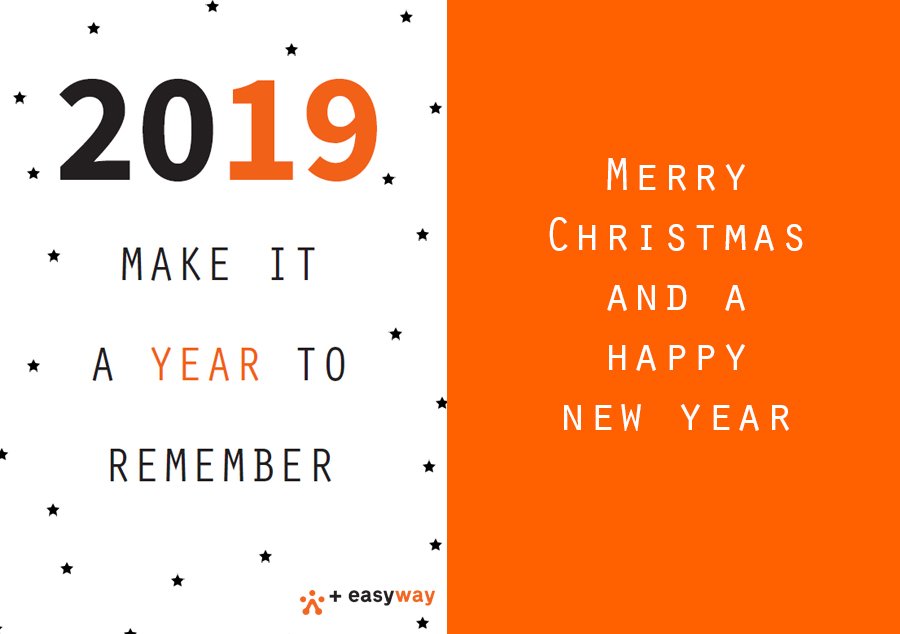 Iedereen bedankt voor een fantastisch 2018! Wij wensen jullie alvast fijne feestdagen en een gelukkig 2019!