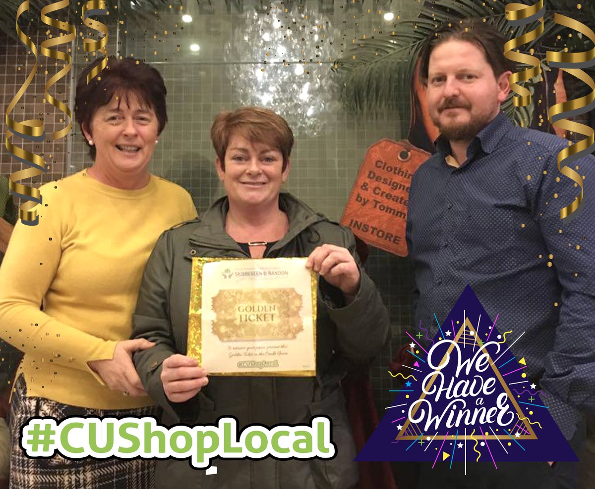 accesscu_irl's tweet photo. We have a winner of our second Golden Ticket π in Bandon. Congratulations to Michelle Crean who found the Golden Ticket in Kevin @Kevin_bowens .π
π#cushoplocal #Christmas #Skibbereen #supportlocal https://t.co/OSdd4E31pl