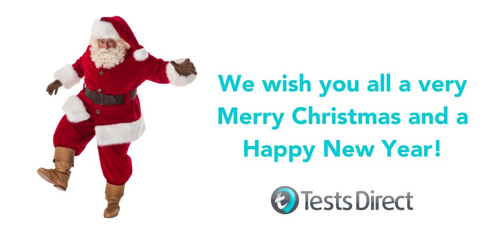 Tests_Direct's tweet image. Today is our last day in the office for the Christmas break. We will be back on Tuesday 2nd January 2019. 

#TestsDirect #Personality
