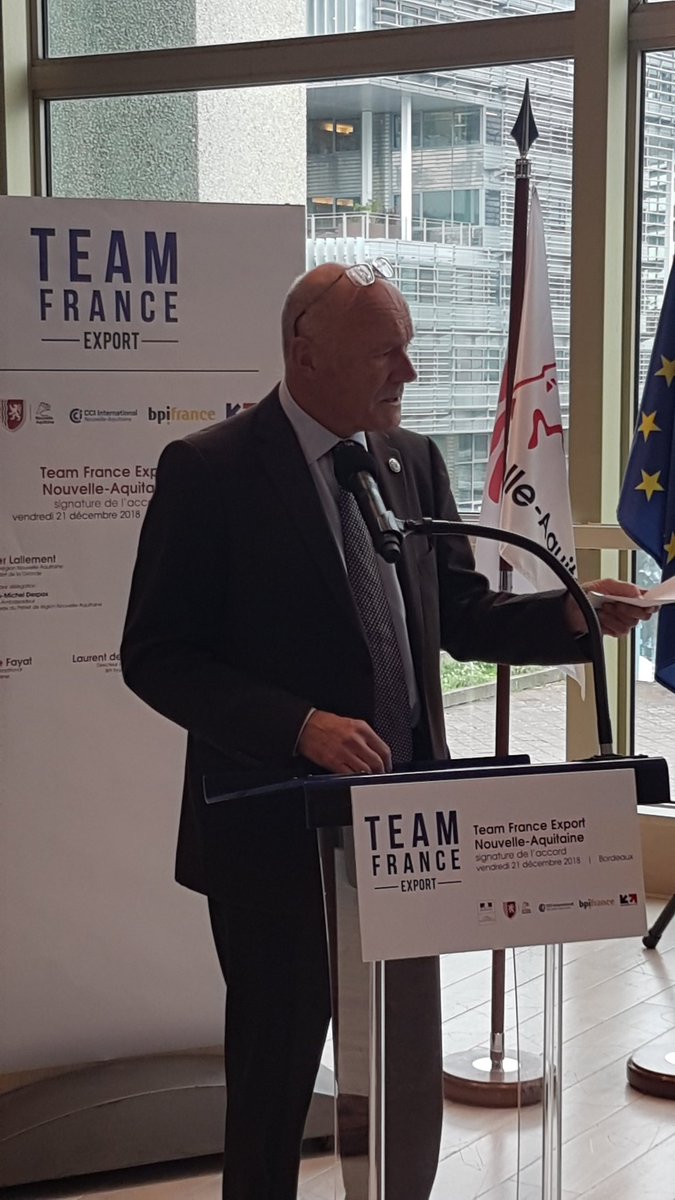 CCINleAquitaine's tweet photo. [DIRECT] Signature officielle de l'accord #teamfranceexport #nouvelleaquitaine ce jour! Une task force au service de l'internationalisation des entreprises  qui réunit @Bpifrance @businessfrance @CCINleAquitaine @NvelleAquitaine @PrefAquitaine33 https://t.co/OAEmtRzBic