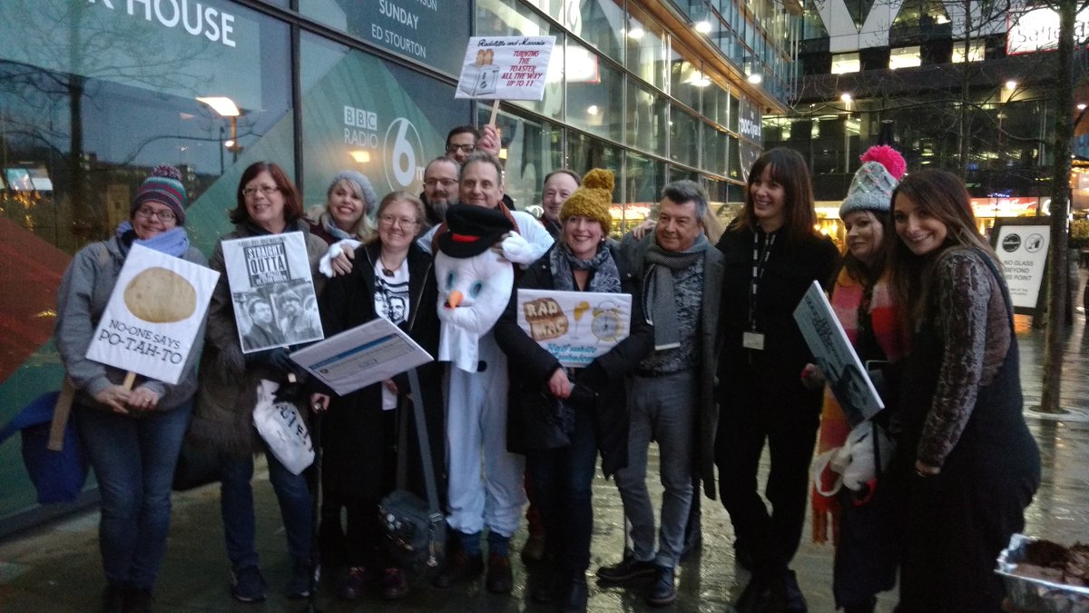 The account formerly known as RadMac on 6 Music (@bbcradmac) on Twitter photo That's it, see you next year for Weekend Breakfast! Thanks to everyone who came with their wonderful signs π₯³ That's it, see you next year for Weekend Breakfast! Thanks to everyone who came with their wonderful signs π₯³