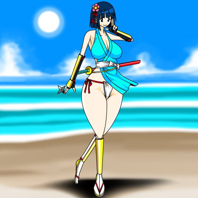 女忍者 戦国の大和撫子 のtwitterイラスト検索結果