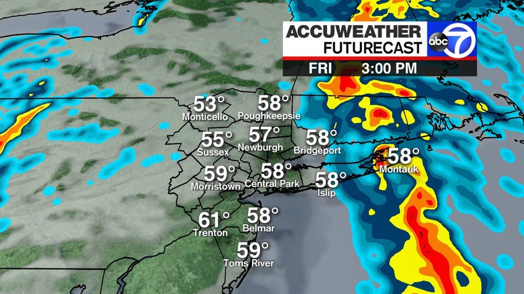 LeeGoldbergABC7's tweet photo. Snapshot of temperatures and sky conditions this afternoon. #abc7ny https://t.co/uP8SgJxiKj