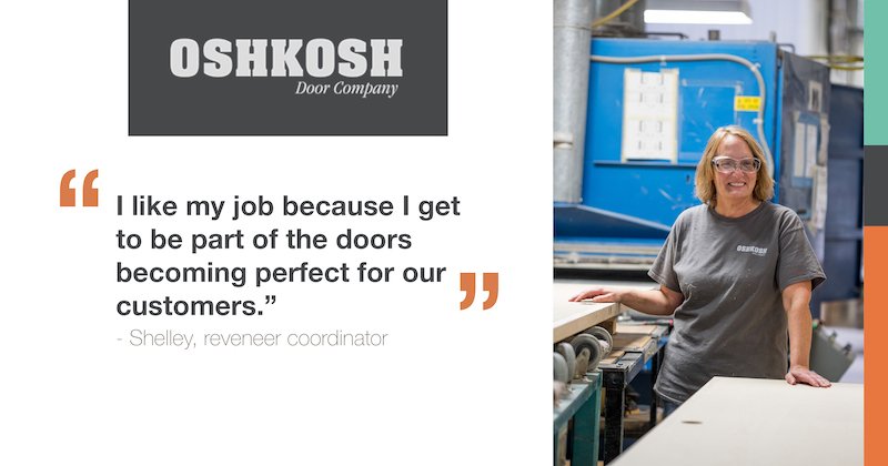 oshkoshdoor's tweet photo. #Team #PeopleCentered #CustomerFocused #MeetShelley https://t.co/j5IH3ECavq