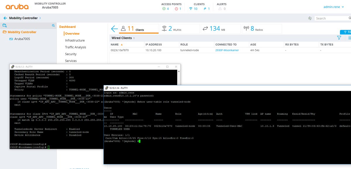 rene_booches's tweet photo. Controller upgrade complete and reserved-vlan for #UBT configured!!! #werkenbij4ip #AOS84 #UserBasedTunneling #DynamicSegmentation @4ipsolutions @ArubaEMEA @ArubaNetworks https://t.co/0S4FuKVrBo