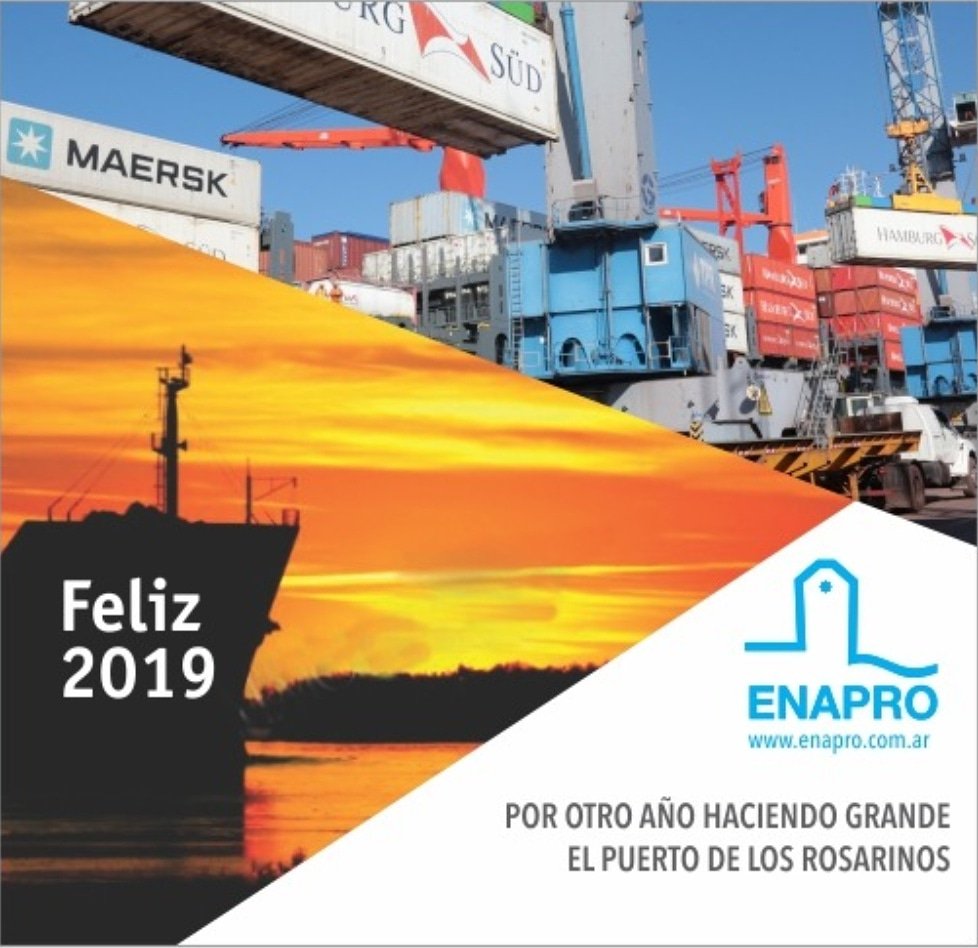enapro's tweet photo. ¡Feliz Navidad y Próspero Año Nuevo es el deseo de todos los que trabajamos para engrandecer el Puerto de los rosarinos! 🥂🎆🎄 #PuertoRosario #Enapro2018 https://t.co/L7i2cTaBJk