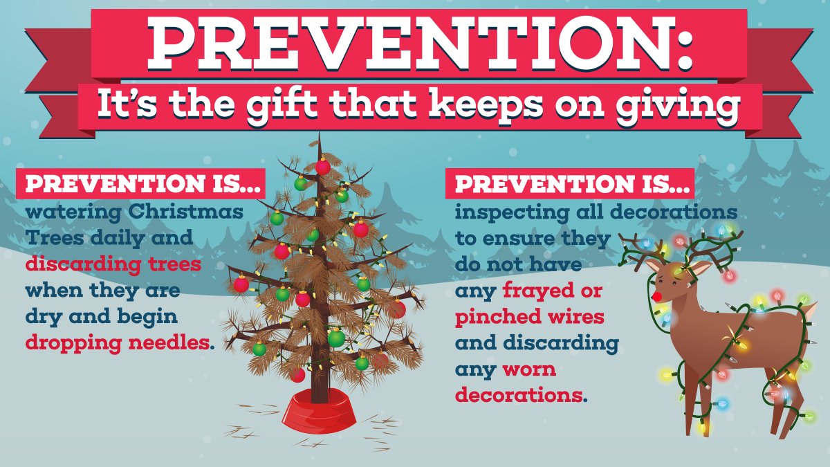 ESFIdotorg's tweet image. Remember to inspect all #decorations to ensure they do not have any frayed or pinched wires and discard any worn decorations. Learn more:  esfi.org/resource/holid…
#Christmas