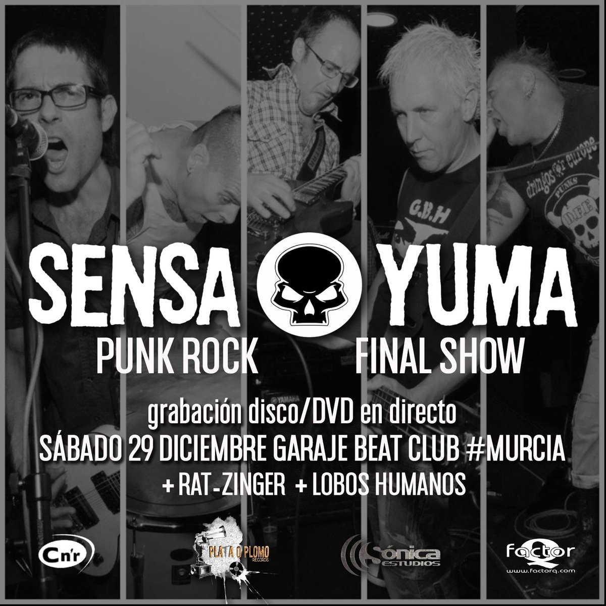 this next saturday 29th of dec.will be our last gig of our last tour, so lets récord it and film it.!!
"este próximo sábado 29 de dic.,será nuestro ultimo bolo de la ultima gira,habra que grabarlo y filmarlo.!"
&amp; RAT-@RAT_ZINGER ,LOBOS HUMANOS.!(garaje beat)