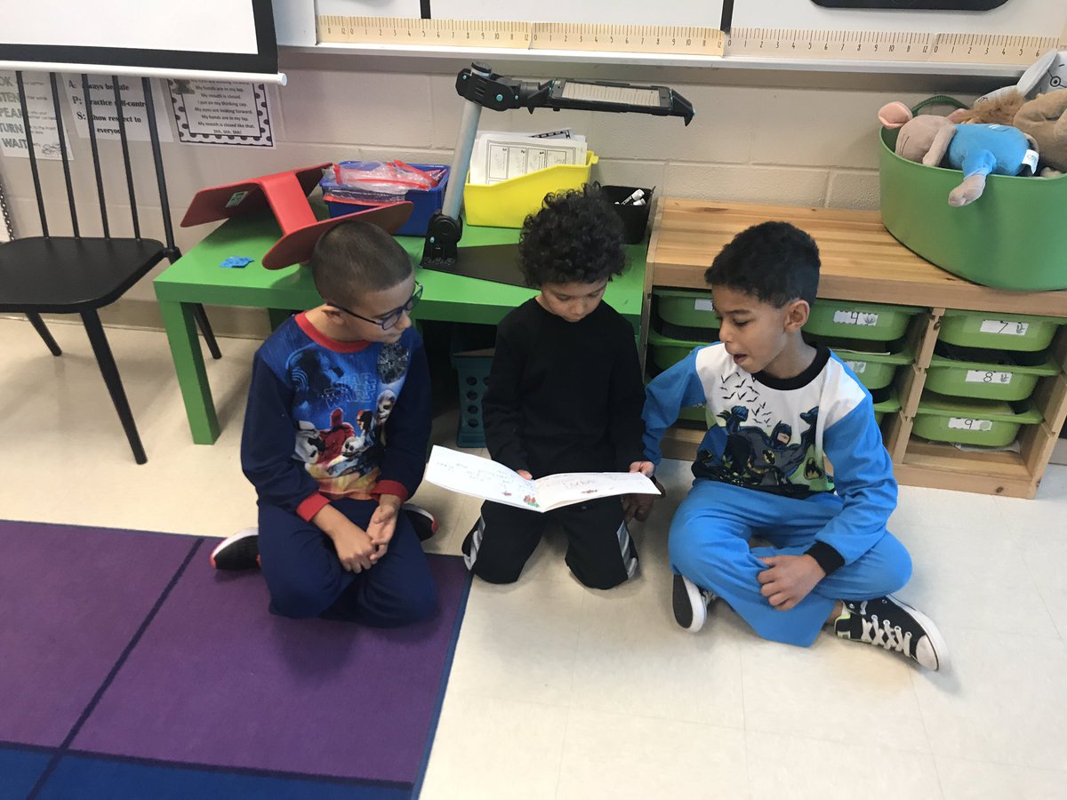 We started our Fri-YAY! with our Mindset Buddies! Thank you <a href="/hawkheroes/">Emily Hawk</a> for listening to our Gingerbread books! #tobiasproud #weareconnected