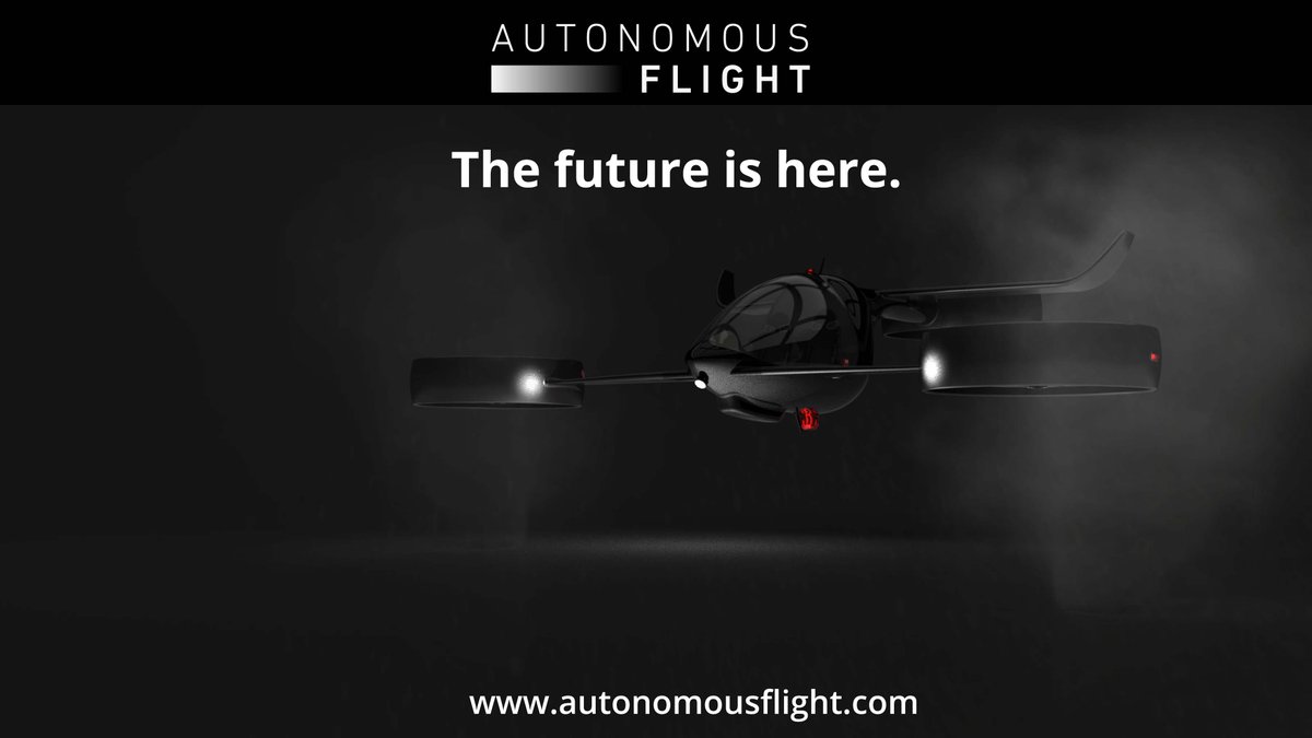 AutonomousFlt's tweet image. Welcome to Autonomous Flight and the home of our first autonomously-flown vehicle - the Y6S! We are aiming to transform city transportation from the air. Autonomous Flight is creating a new category of air vehicle for private and commercial use.