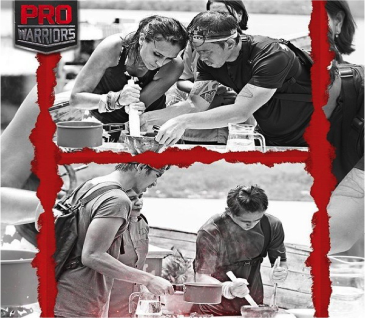 mdtvindonesia's tweet photo. Persaingan semakin ketat di GRAND FINAL PRO WARRIORS 2! #TimCokelat berhasil disusul #TimPink! One more step towards the grand prize means NO MORE ROOM FOR MISTAKES! Who will come out the strongest? Saturday, 10PM only on NET.
#PROWARRIORS #NEVERQUIT https://t.co/c1RTE2bjoV