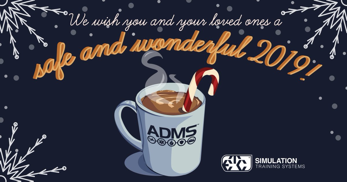 ETCSimulation's tweet photo. Happy holidays from our team @ETCSimulation 

This will be another exciting year for ADMS. https://t.co/BlHj4DZcHs