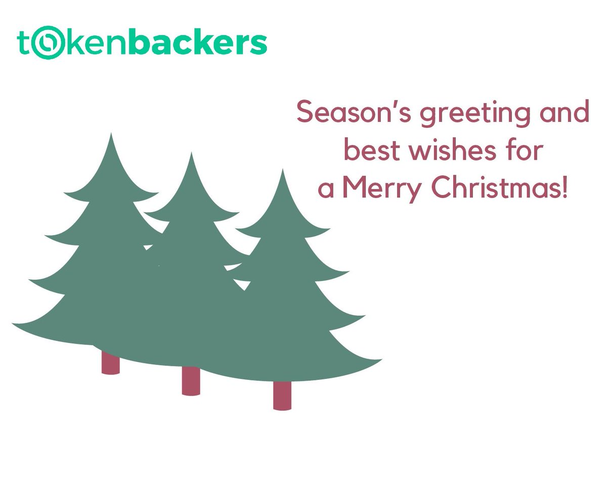 TokenBackers's tweet image. Merry Christmas from Tokenbackers!
#MerryChristmas2018