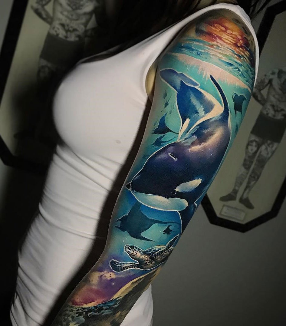 11 Impressive Killer Whale Tattoos  Tattoodo