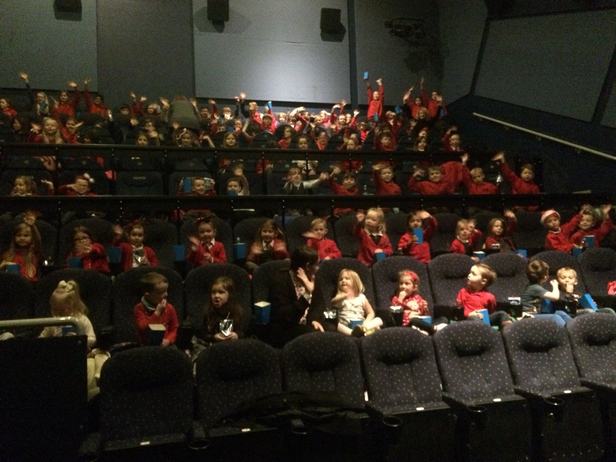 LiffPS's tweet photo. Christmas treat for nursery-P7 @ODEONCinema Dundee, watching Smallfoot. What a brilliant way to end a busy term! Happy children, chilled teachers #LiffLearningLegends https://t.co/vxfncNg0h7
