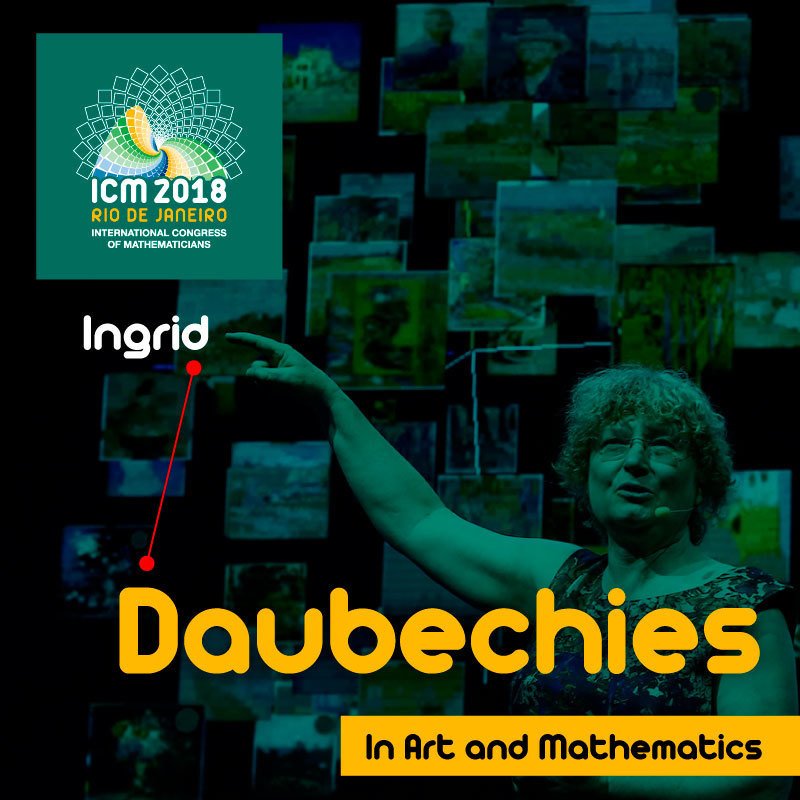 Characters of the ICM | Ingrid Daubechies: In Art and Mathematics

The Belgian Ingrid Daubechies is graduated in physics and mathematics. She is recognized in the academia for her very important work with wavelets in image compression ►
 bit.ly/2B3ebg8