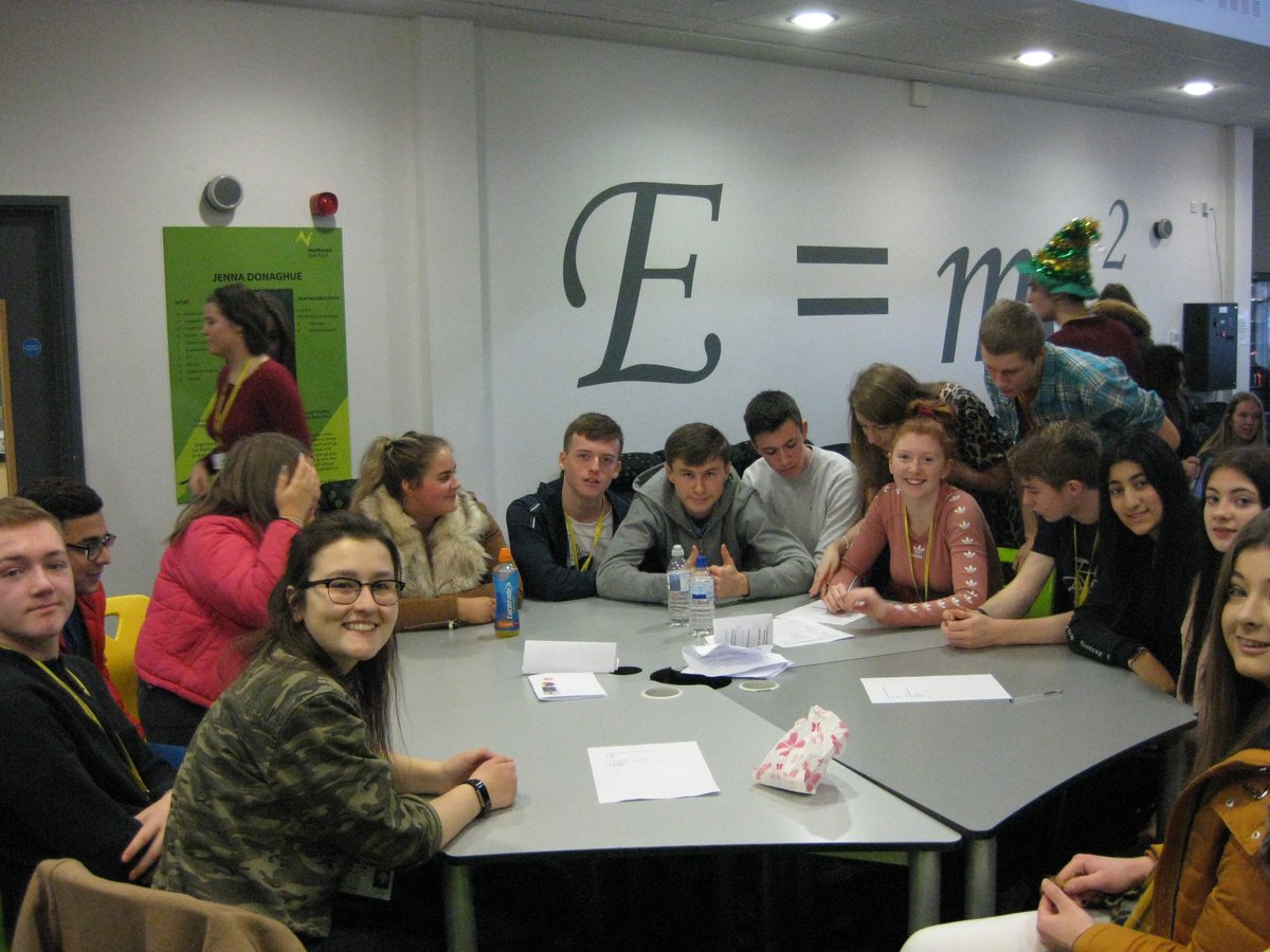 NunthorpeSixthF's tweet photo. Our Sixth Formers had their annual Sixth Form Christmas party today which included a Christmas quiz, Bauble Hunt and a giant Pass the Parcel with forfeits.

Fantastic team spirit and well done to the Student Council and Mrs Loughran for organising it. https://t.co/fPAs3LNM74