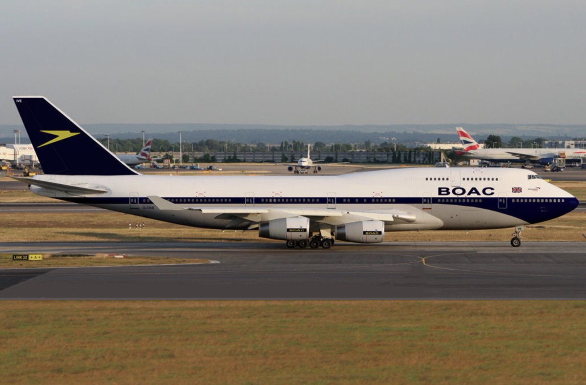 Resultado de imagen para Boeing 747-400 retro BOAC