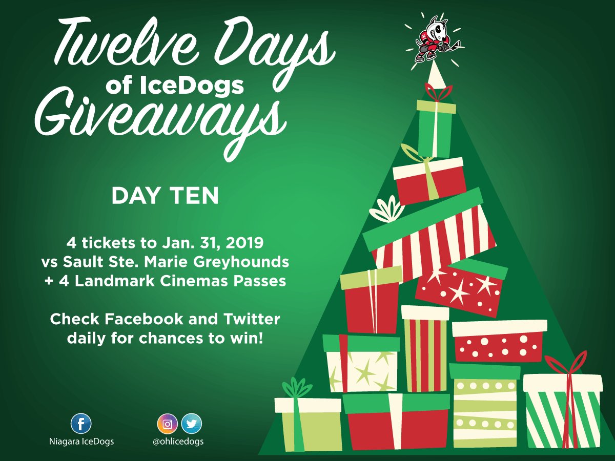 OHLIceDogs's tweet photo. 12 Days of #IceDogs 🎟️Giveaways Day 10!

Want to win 4 tickets to our Jan 31st game vs the SSM Greyhounds and 4 @LandmarkCinemas movie passes?
For a chance to win, RT, Like and Reply with which movie you're most looking forward to seeing! 
Winner will be announced at 5:00pm! https://t.co/ypchpyE2Hd