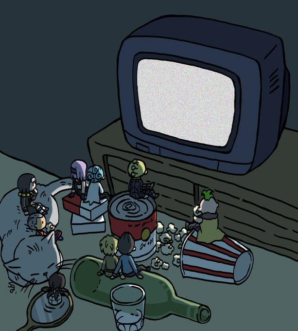 「television」 illustration images(Oldest)