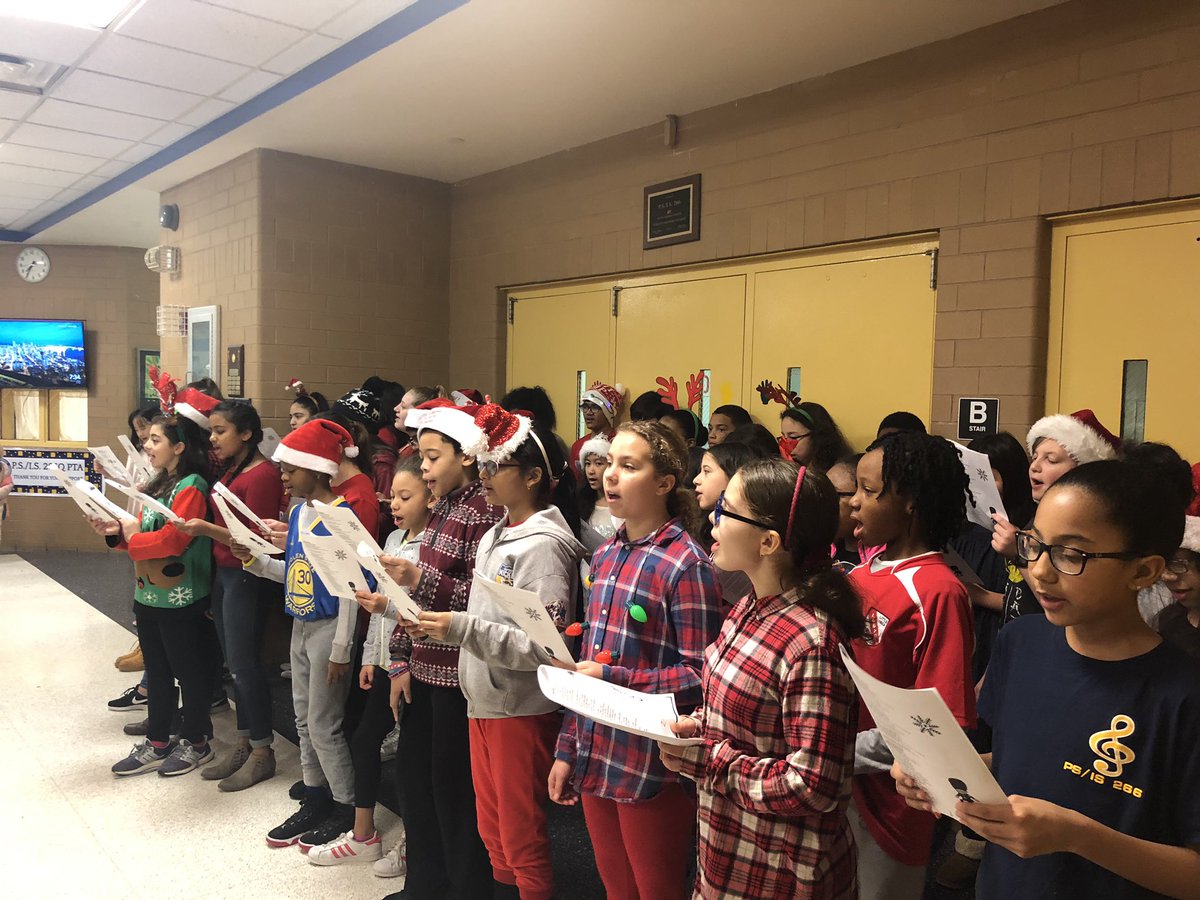 arts266Q's tweet photo. Best way to spread Christmas cheer is singing for all to hear!! @team266Q #festivalchoir266 https://t.co/HDLr0gMNYl