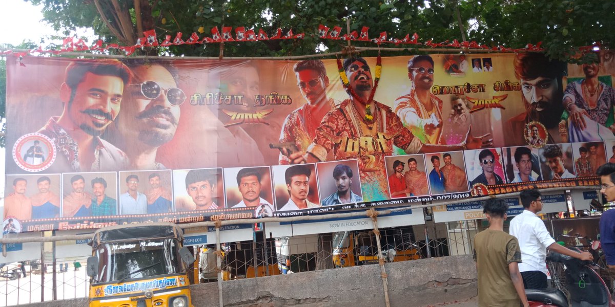 Madurai_TNDFC's tweet image. #Maari2 Fans club flx at Madurai #senjuruven moment yevalavu tha thadai podalum Nanga yeppaiyum out of control thaaa....