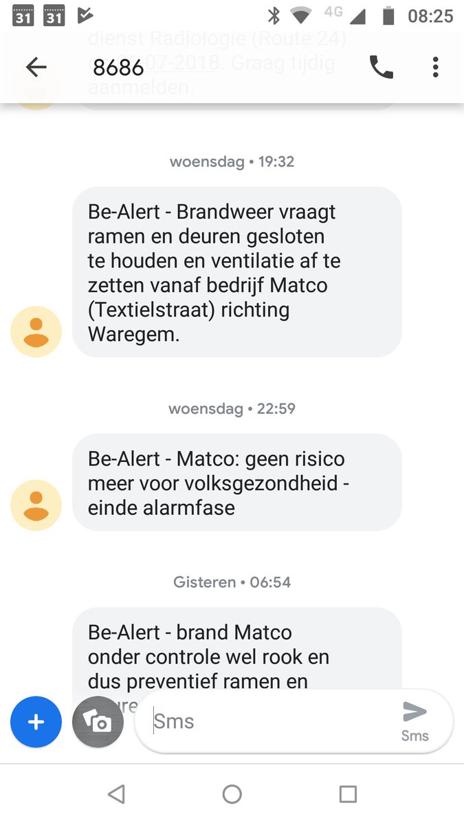 Dat registreren op BE-Alert echt wel nut heeft, is deze week gebleken in <a href="/Stad_Waregem/">Stad Waregem</a>.  Er werden 3 berichten en een mail verstuurd naar de geregistreerde omwonenden.  Registreer je vandaag nog !