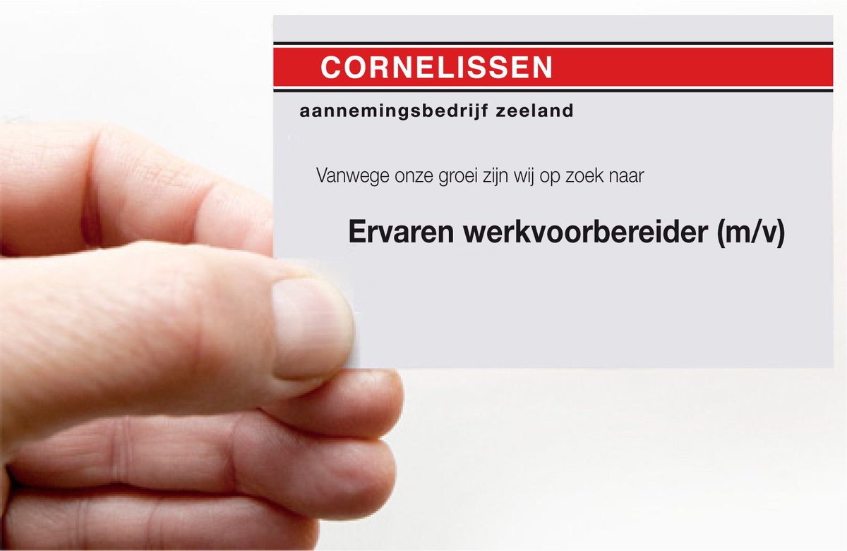 Vanwege onze groei zijn wij op zoek naar een:
Ervaren #werkvoorbereider (m/v)
De voorbereiding van grote projecten in onder meer onderwijs, zorg, retail en recreatie leid jij van A tot en met Z in goede banen. 
Kijk voor de volledige vacature op bit.ly/2CsrIjA