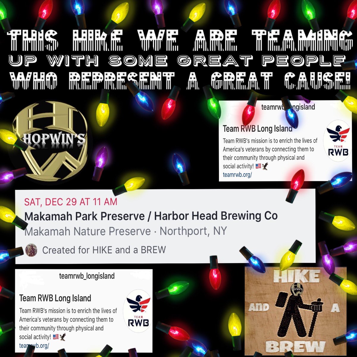 #hikeandabrew #hopwins #hopwinsbrewery #vetslivesmatter #greatcause #hikeforacause #beerforacause