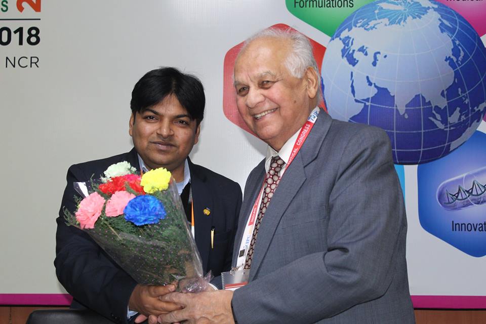 70IPC's tweet photo. Pharma Academia Session 1 was successfully conducted on the topic - How meditation and diet can help one live a longer &amp; healthy life. 
The session was chaired by Prof. S.K.Kulkarni, co-chaired by Mr. P.K Jaggi and Prof. P.C Dandiya joined in as speaker.
#70IPC #Day1
Part 1/3 https://t.co/qe6t7JAmfh