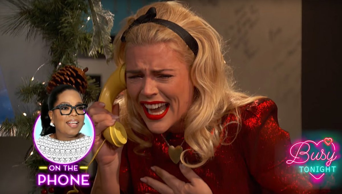 zesty_oprah's tweet photo. Oprah Winfrey Calls Busy Philipps &amp; Brings Her to Tears Video https://t.co/vYWVlCAqDF https://t.co/xUhnoDYQgo