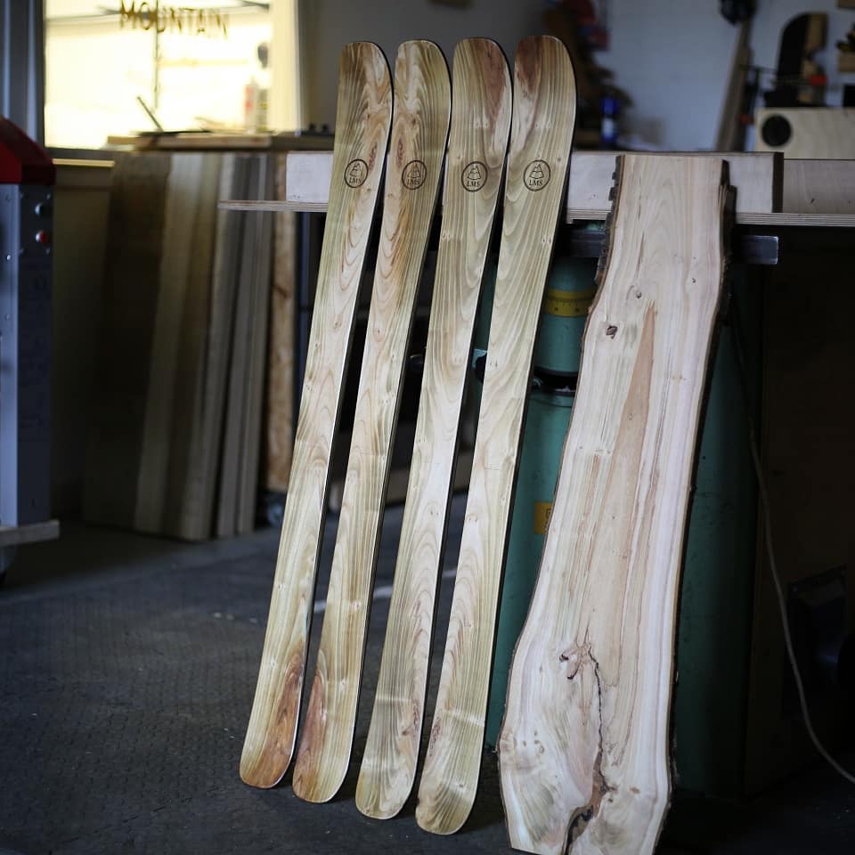 JamieKunka's tweet photo. Just finished these Scottish Cherry kids skis. The wood was felled in the customers garden! Amazing grain on the wood. Would have loved to have a pair when I was a Bairn! #ski #skiing https://t.co/1peR1LzafE