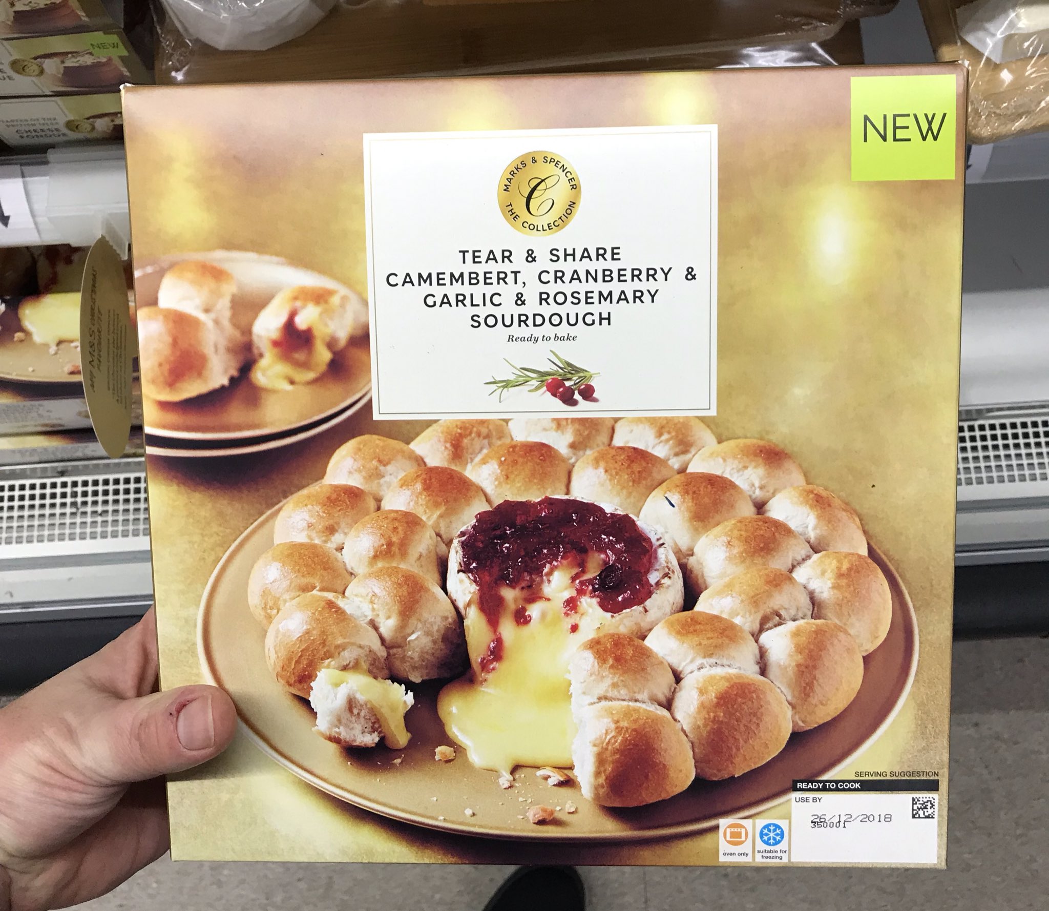 Well This Is New Tear Share Camembert And Cranberry Bread At M S Marksandspencer Mands Wellthisisnew