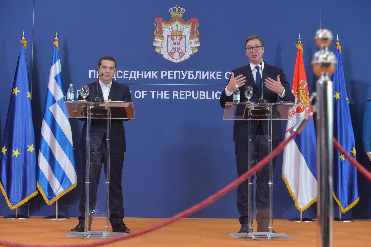 avucic's tweet image. Xвалa @PrimeministerGR
премијеру Ципрасу и Грчкој на подршци територијалном интегритету Србије. Грађани Србије доживљавају Грчку као савезника и пријатеља у политици, економији и другим важним питањима. 🇷🇸🇬🇷