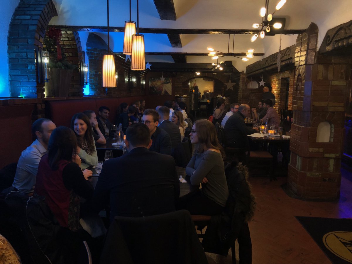 FM Residents Christmas Party! Thank you to CIBC for sponsoring a wonderful dinner. ⁦<a href="/TheWeinkeller/">Weinkeller Niagara</a>⁩ #amazingfood