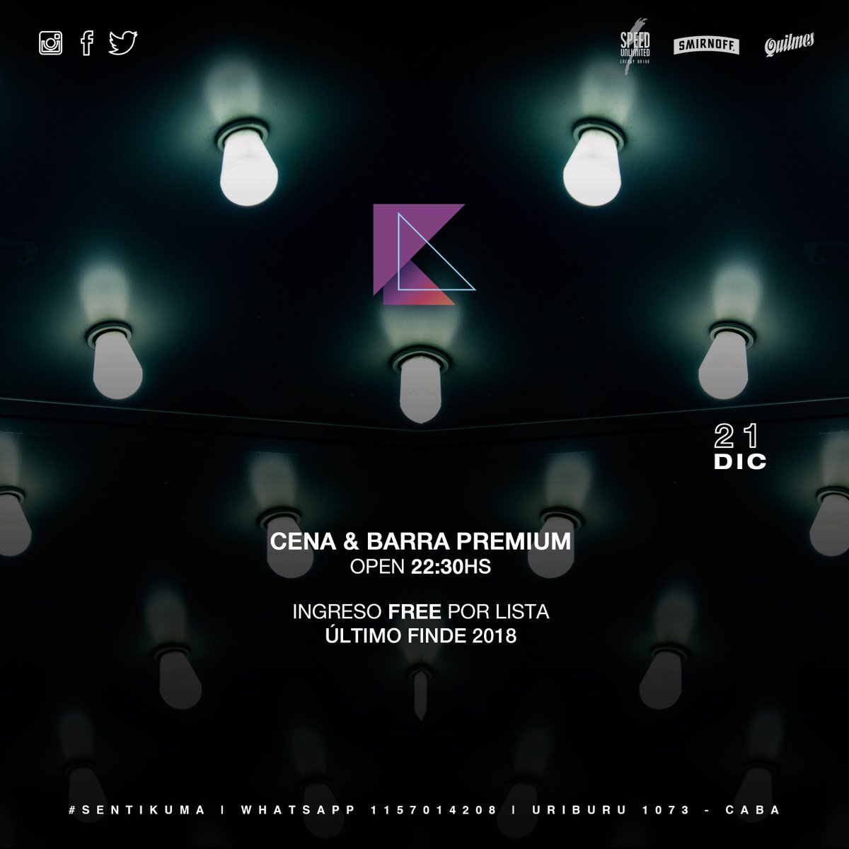 KumaRecoleta's tweet photo. #ViernesKuma 🐰🍻🐯 #SabadoKuma  #UltimoFinde2018
Open 22:30hs. Hace tu RSVA 🍽️ Cena &amp; Barra Premium 🍹🍺🥂 #SentiKuma

Ingreso FREE por lista de invitados, inbox/wspp 
Ingreso General hasta las 4hs

👉 + info wspp 1157014208
Uriburu 1073 - CABA - #Recoleta https://t.co/ceKTq9mRUG
