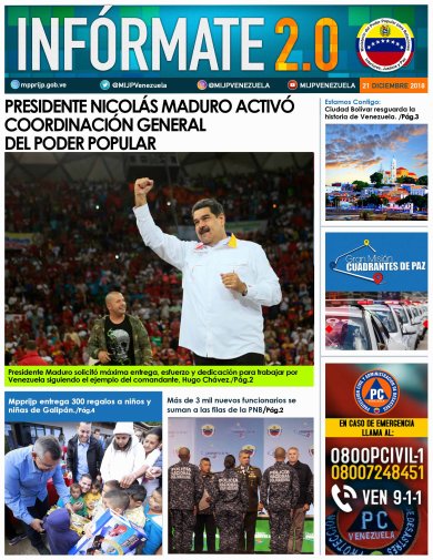 #21Dic | #Infórmate2.0 nuestro periódico digital con las noticias más relevantes en materia de seguridad y prevención. bit.ly/2GzKAkG