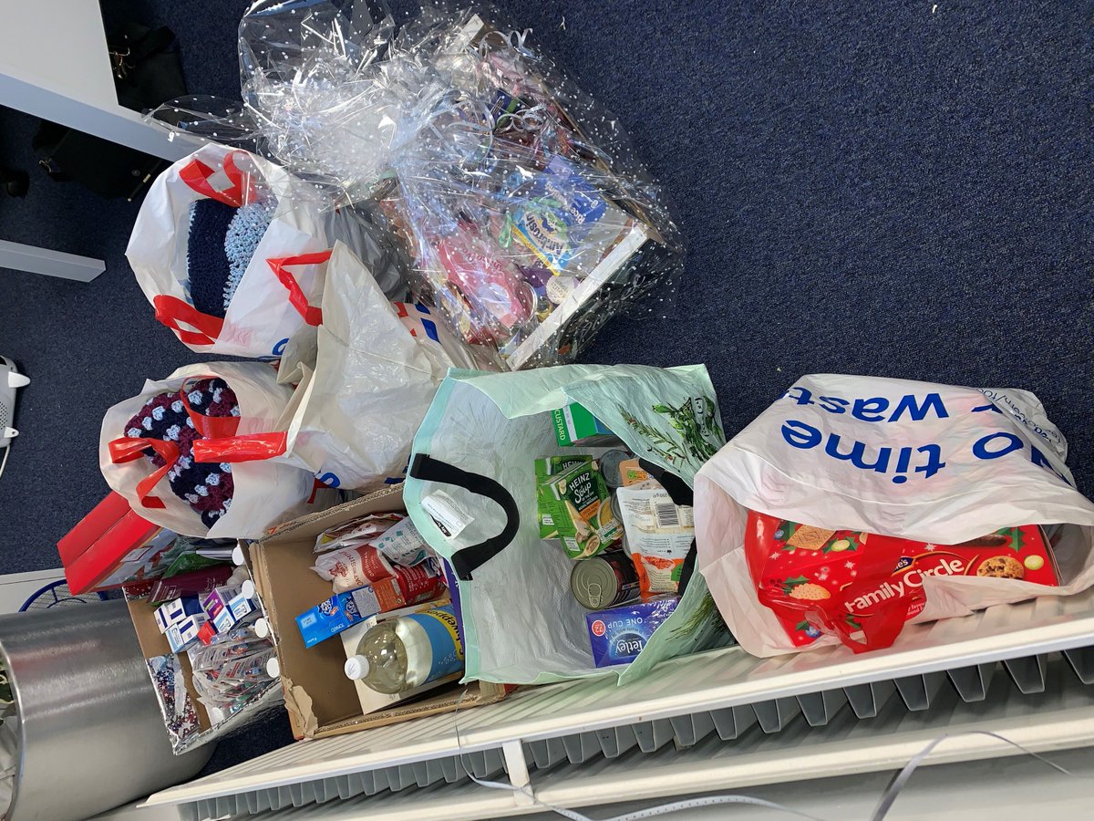 LawStaffLegal's tweet photo. Nearly time to drop off our hampers of goodies to The Victoria Project, housing accommodation in Cambridge for the homeless.
Thank you to everyone who donated!

#FestiveFriday #Christmas https://t.co/S6T1DvivTj