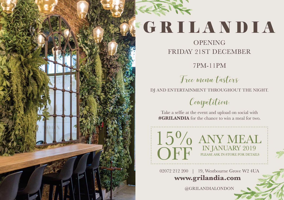 AbbyAvery_'s tweet photo. @TanyaBurr I've organised my first little opening event for a BEAUTIFUL new Middle Eastern Restaurant in London @GrilandiaLondon - Would love to have you come along for some complimentary Lebanese food, dazzling drinks, DJ and entertainment.. Save you a seat? https://t.co/1SjxfuQsZ1