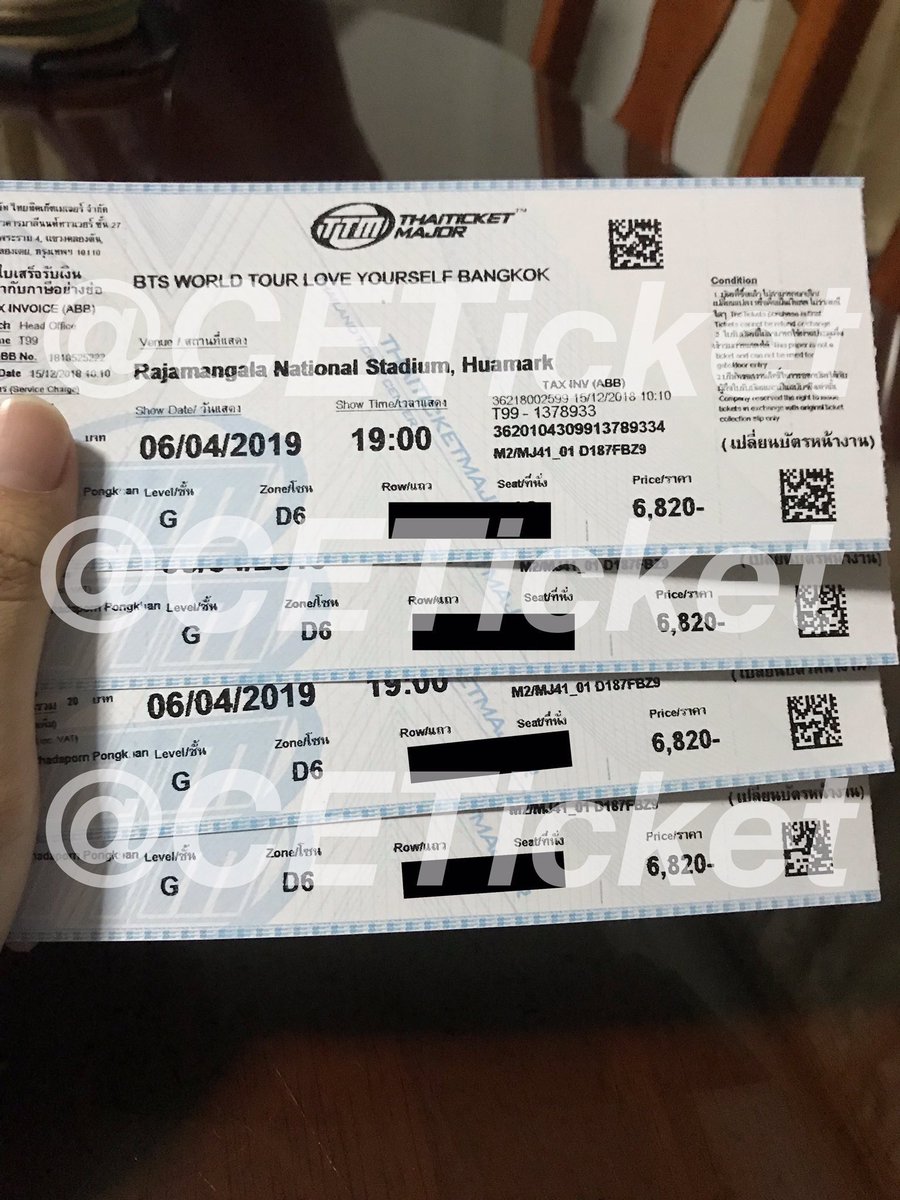 CeTicket's tweet photo. เปิดรับกดบัตรนะคะ เปิดร้านใหม่ แต่คุณภาพคับจอ

• กดเค้าเตอร์ใบละ 800.-

มีรีวิว blackpink ได้แถว AA มา
มีรีวิว bts ได้แถว A มา

•รับแค่ 1 ใบ โซน C,D 6,7 นะคะ บัตรหลุม 6800

สนใจเมนชั่น/ทักDMนะคะ 

#BTSLoveYourselfBKK #BTS #BTSLoveYourself https://t.co/PHTRE0pYtQ