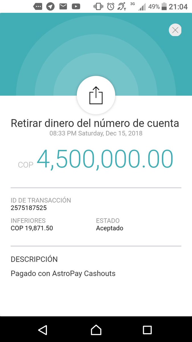 heribcal's tweet photo. @skrill Sirs of skrill I sent my money to the bank account on December 15 and it has not arrived I want to know what happened.
I want a solution to my problem. https://t.co/jYR26vvyUh