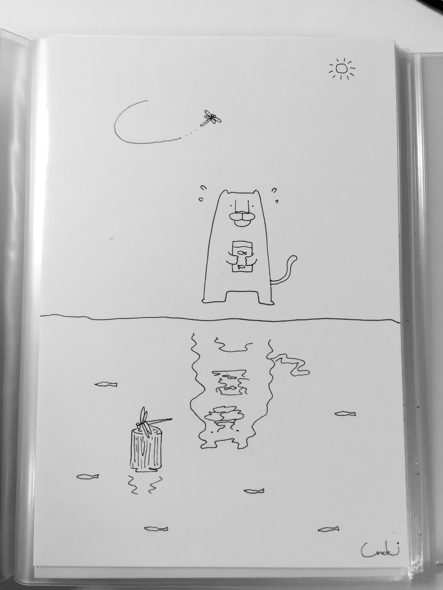 むか〜しに描いたポストカードが出てきました、、、
考えてることは今も昔も変わらないですね、、、(´ω`)w 