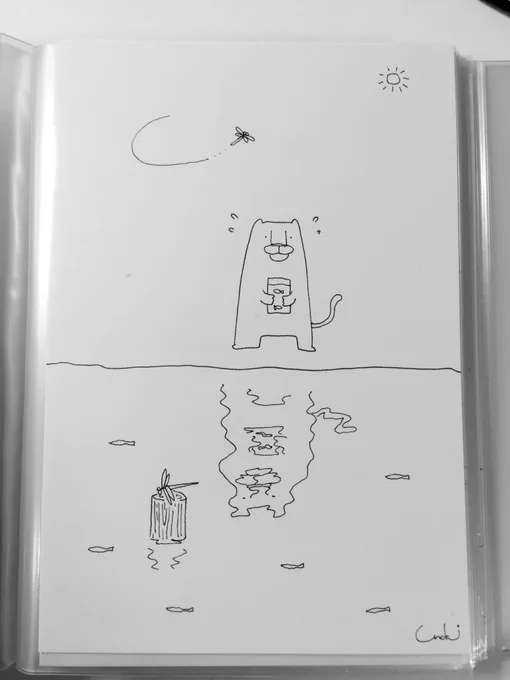むか〜しに描いたポストカードが出てきました、、、
考えてることは今も昔も変わらないですね、、、(´ω`)w 