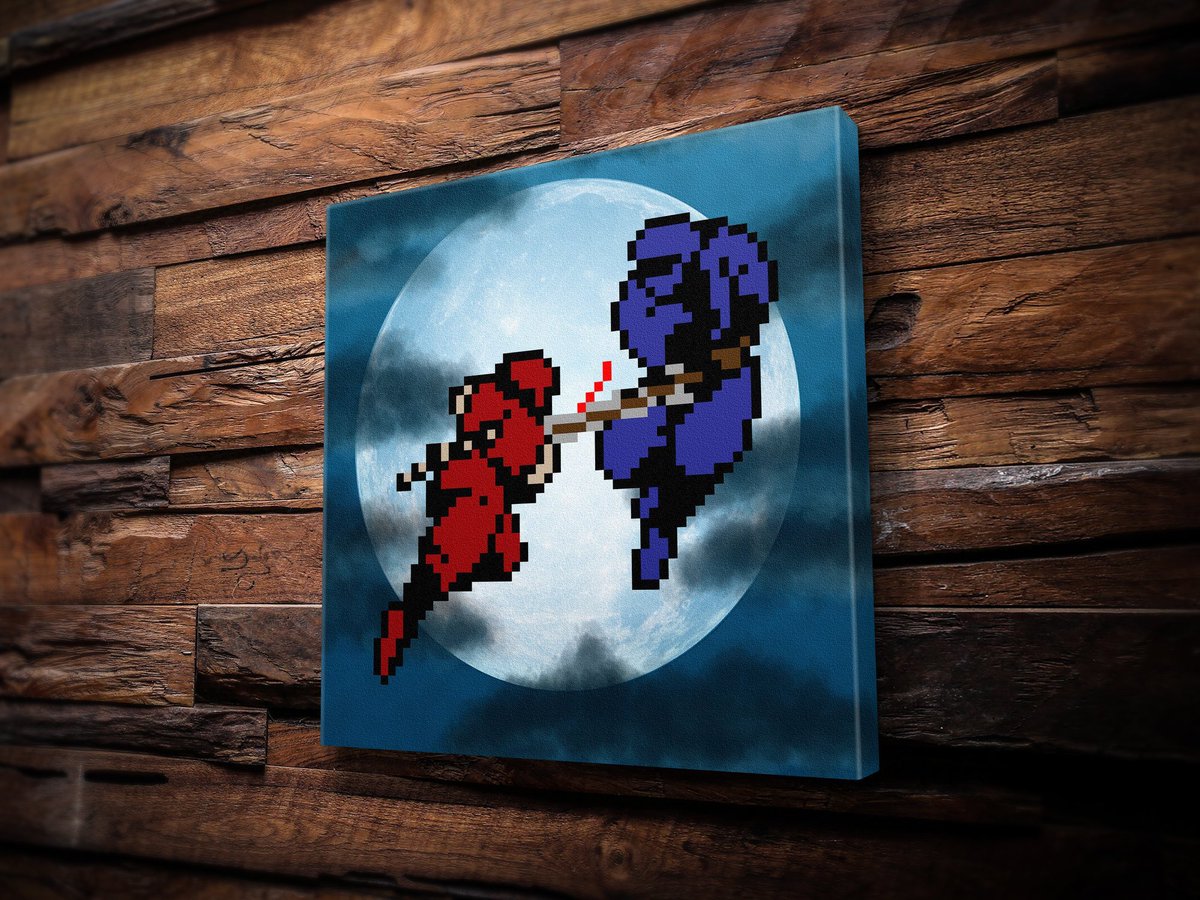 PalmersPixels's tweet image. On the twelfth day of Christmas, my true love gave to me: A collection of games that honor my childhood memory. LAST CHANCE!! Select Palmer's Pixels Canvas Prints on sale now at Etsy &amp;amp; palmerspixels.com! #retrogaming #pixelart #gamersunite #gaming