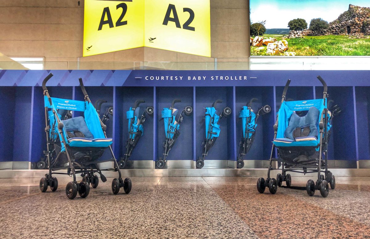 strollers at airport