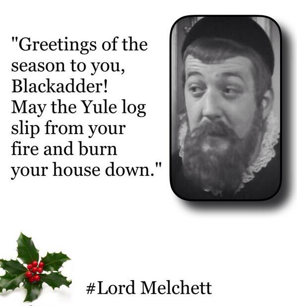 Best of Blackadder 📺🇬🇧 on Twitter: "Just wanted to wish all you lovely Blackadder fans a very merry (messy) Christmas. Thanks for all your contributions in 2018! I'm having a few days